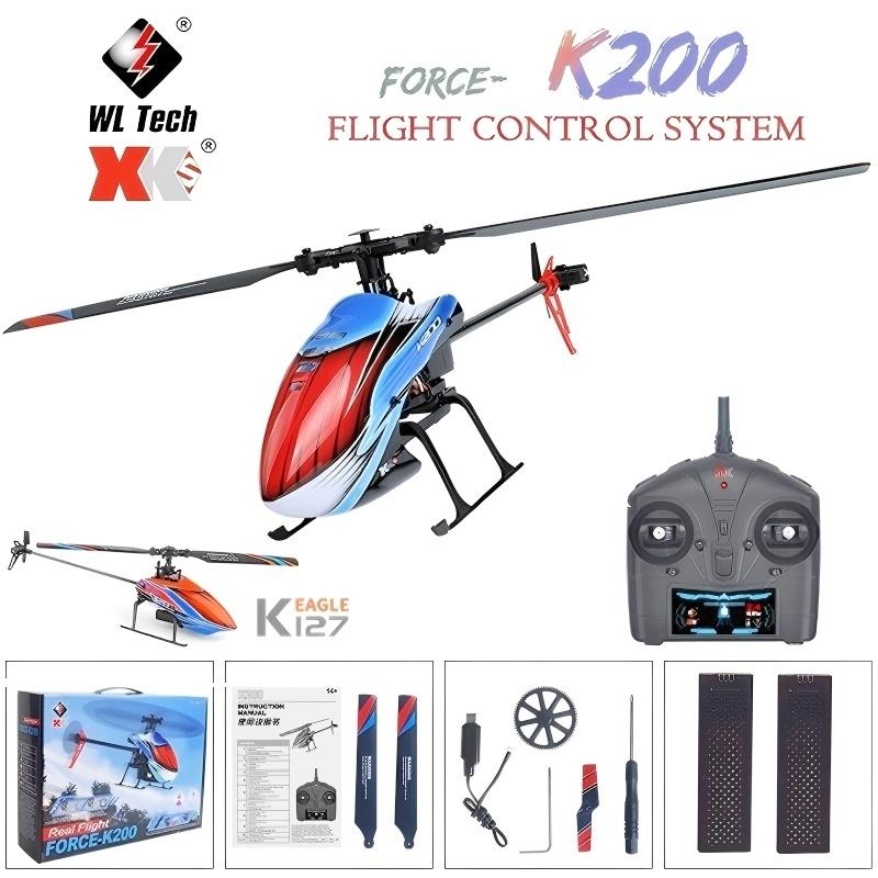 Rc Helicopter Blade - WLtoys hélicoptères RC K200 K127 2.4Ghz