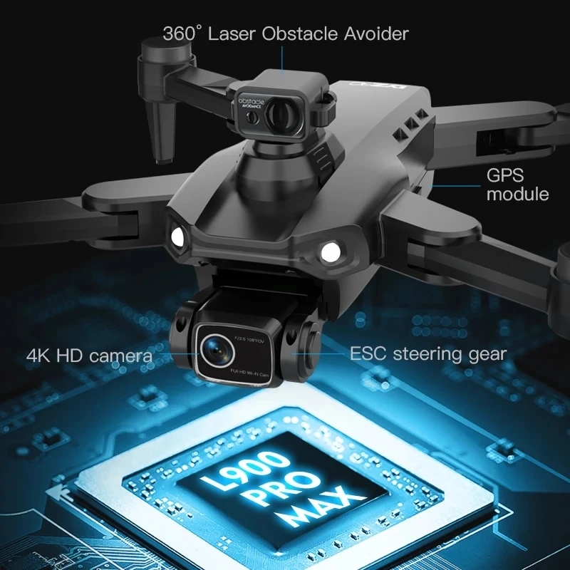 Drone GPS L900 Pro MAX 4K prof - Rc Helicopter Electric avis et prix