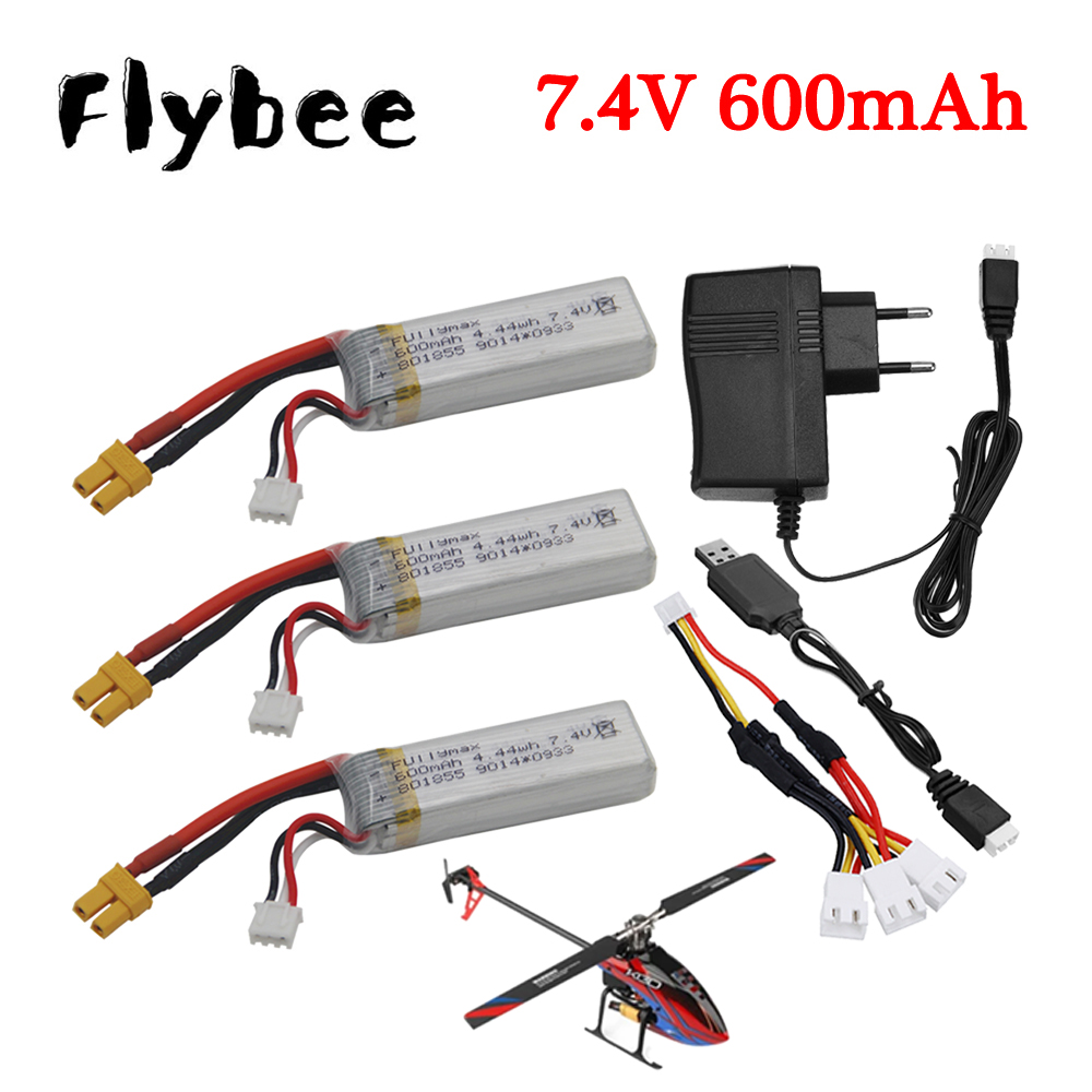 Batterie Lipo 7.4V 600mAh + ch - Rc Helicopter Charger avis et prix